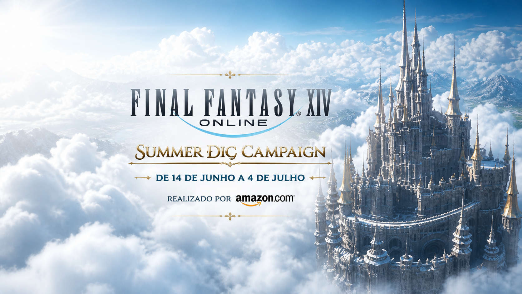 Promoção conjunta entre Final Fantasy XIV e Amazon oferecerá itens exclusivos