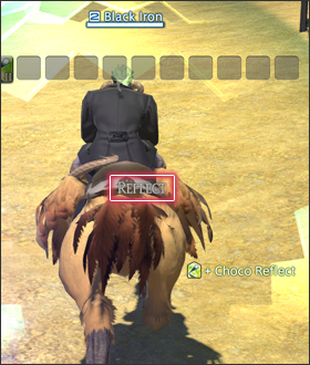 Identificação de habilidades durante a corrida de chocobos