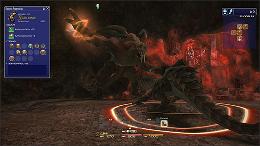 Combate contra inimigos em Palace of the Dead